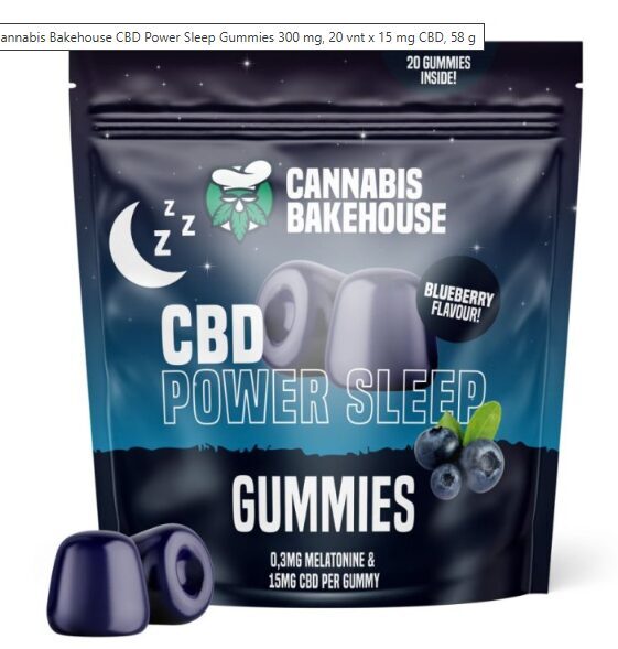 CBD Power Sleep Guminukai (300mg) – Poilsiui ir Miegui
