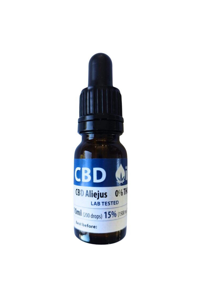 15% Ren CBD Olie (THC-fri) 1500mg – Cannamama Isolat