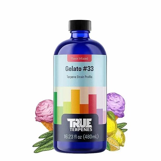 True Terpenes aromatizuotas terpenų mišinys „Gelato #33“, 5 ml
