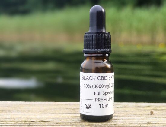BLACK CBD EXTRACT Pilno Spektro CBD aliejus, THC=0.2%