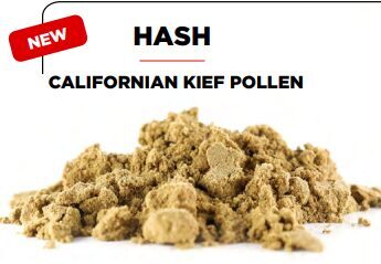 Kalifornijos hašišas, „kief“ žiedadulkės