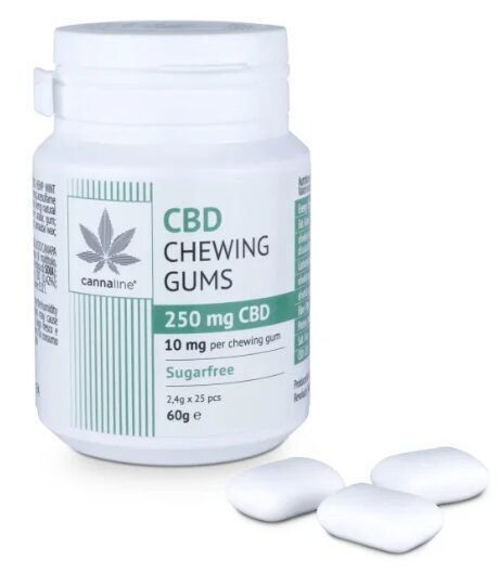 Cannaline CBD Kramtomoji Guma (250mg) – 25 vnt.