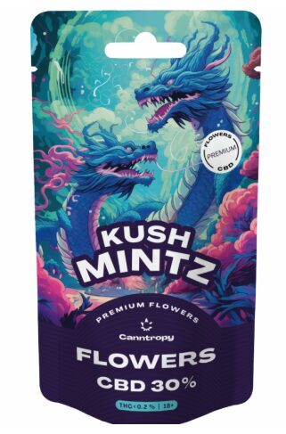 Canntropy „Kush Mintz“ CBD žiedai – Ekstremali 30% Koncentracija