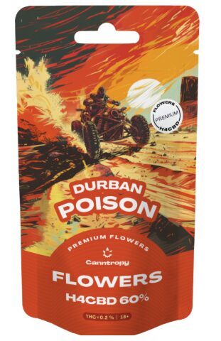 Canntropy H4CBD žiedai „Durban Poison“ – 60% koncentracija