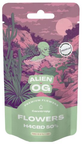 Canntropy H4CBD žiedai Alien OG 50% – Premium kokybė