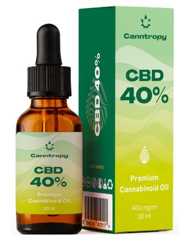 Canntropy CBD Premium Cannabinoid Oil 40% (4000 mg, 10 ml)