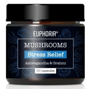Euphoria Mushrooms Stress Relief – 30 Kapsler (250g)