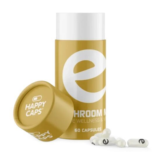 Happy Caps Mushroom Mix Capsules, 60 vnt., 32 g