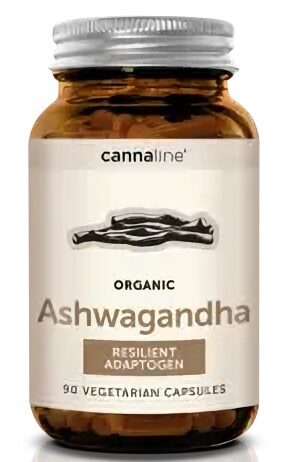 Cannaline Ashwagandha Resilient Adaptogen Mushrooms, 90 kapselia