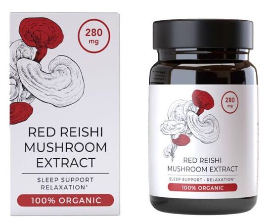 Endoca Red Reishi – ekologiškas raudonojo reiši grybo ekstraktas kapsulėse