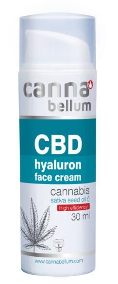 Cannabellum CBD hialurono rūgšties veido kremas, 30 ml
