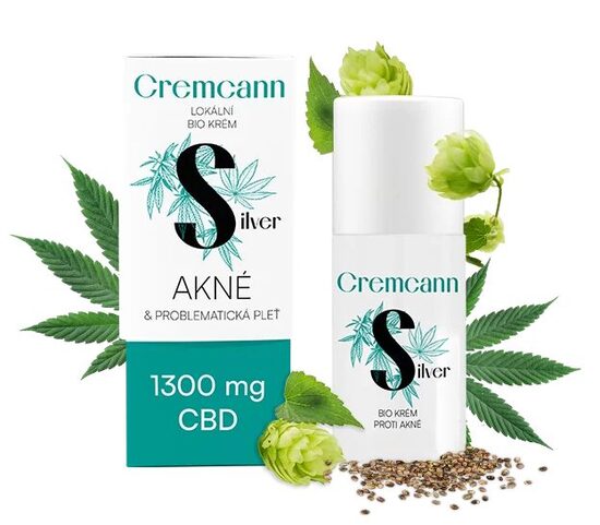 Annabis Cremcann Silver ekologisk lokal CBD-kräm, 1 300 mg CBD, 30 ml