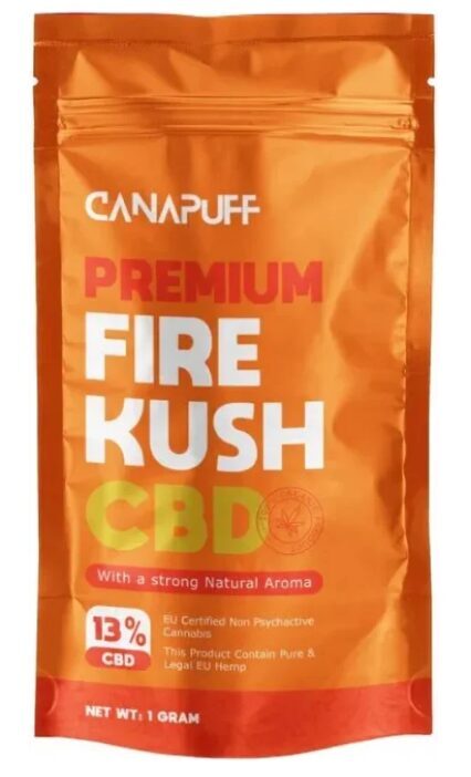 CanaPuff CBD kaņepju ziedi „Fire Kush“ – CBD 13 %, 1–10 g