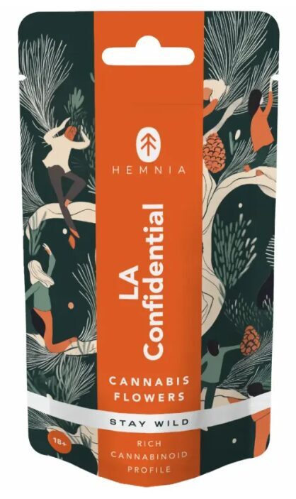 Hemnia CBD kaņepju ziedi „LA Confidential – Stay Wild“, 1–5 g