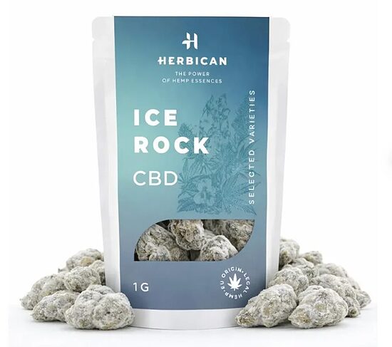 Herbican CBD Ice Rock kaņepju ziedi – 1–100 g