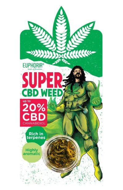 Euphoria CBD kaņepju ziedi “Super Weed” – 0,7 g
