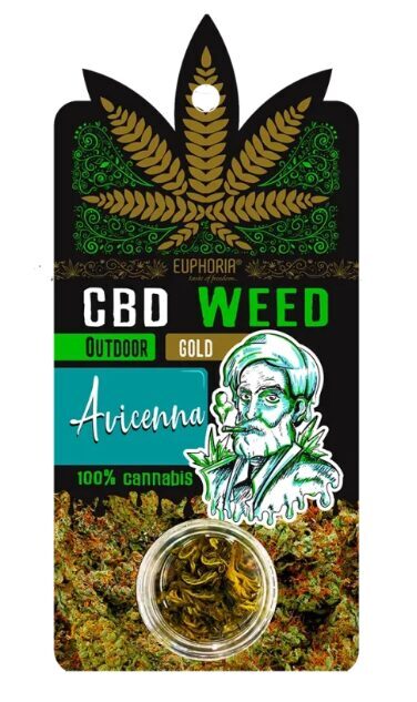 Euphoria CBD kaņepju ziedi “Gold Avicenna Outdoor” – 0,7 g