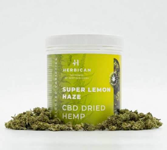 Herbican CBD kaņepju ziedi “Super Lemon Haze” – 5–100 g