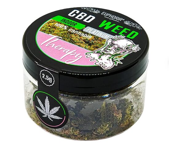 Euphoria CBD kaņepju ziedi “Platinum Therapy” – 2,5 g