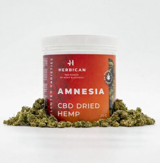 Herbican CBD kaņepju ziedi “Amnesia” – 5–100 g