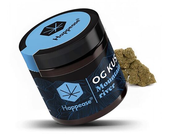Happease „OG Kush“ CBD kanapių žiedai, 1–5 g