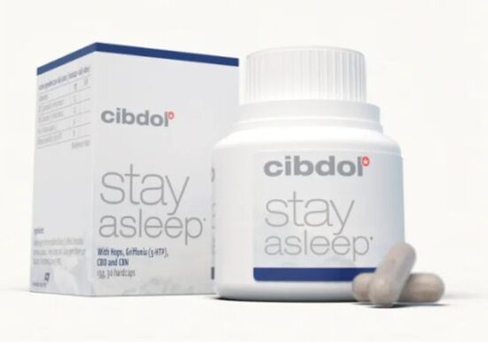Cibdol Stay Asleep -kapselit CBD:llä, CBN:llä ja 5-HTP:llä, 30 kpl