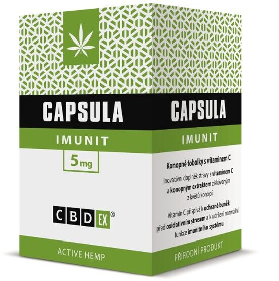 CBDex CBD Imunit kapsulas – 60 gab., 300 mg
