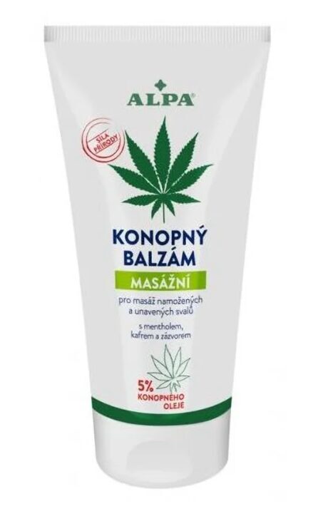 ALPA kanapių masažo balzamas – 150 ml