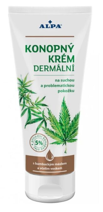 Alpa Dermal kanapių kremas sausai odai – 100 ml
