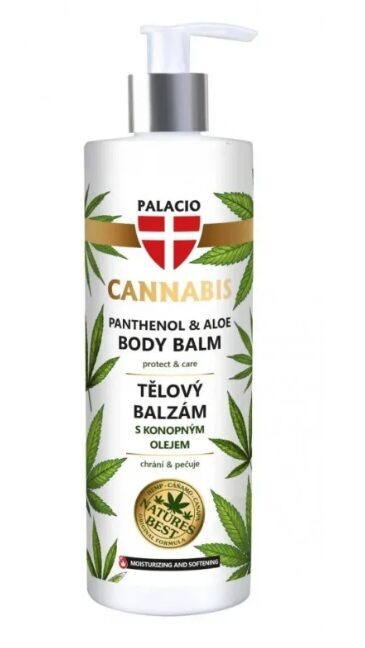 Alpa Palacio kanapių kūno balzamas su pantenoliu ir alavijais – 400 ml