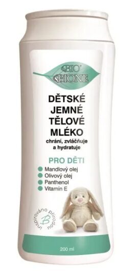 Bione Baby itin švelnus kreminis kūno losjonas kūdikiams – 200 ml