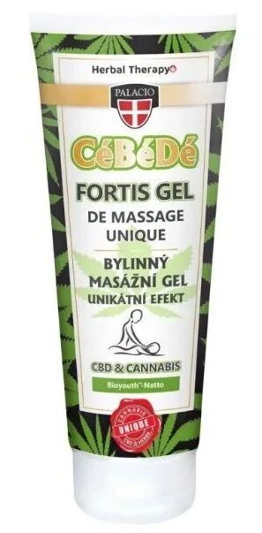 Palacio CéBéDé Fortis masažo gelis su CBD – 200 ml