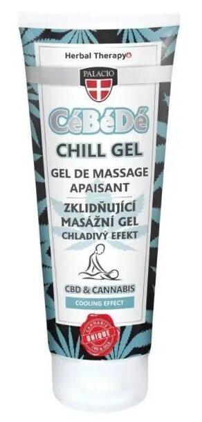 Palacio CéBéDé Chill vėsinantis masažo gelis su CBD – 200 ml