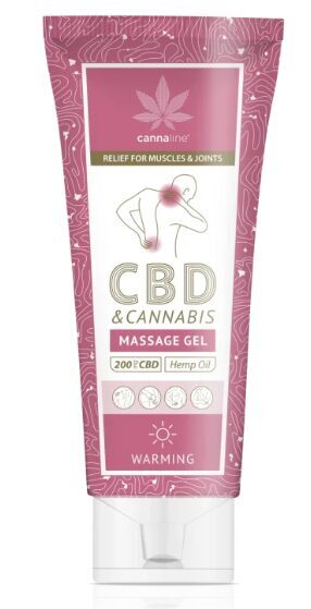 Cannaline CBD ir kanapių šildantis gelis – 200 mg CBD, 270 g