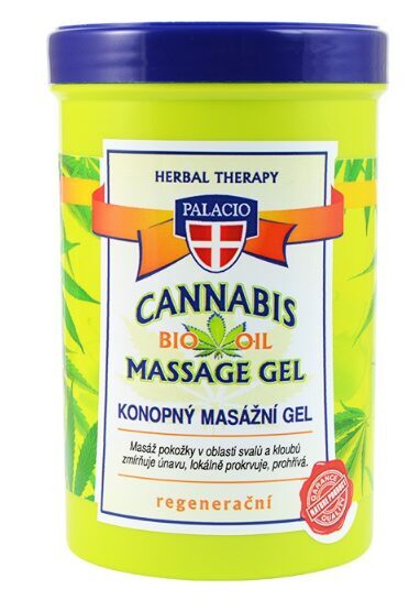 Palacio CANNABIS kanapių masažinis gelis raumenims ir sąnariams – 380 ml