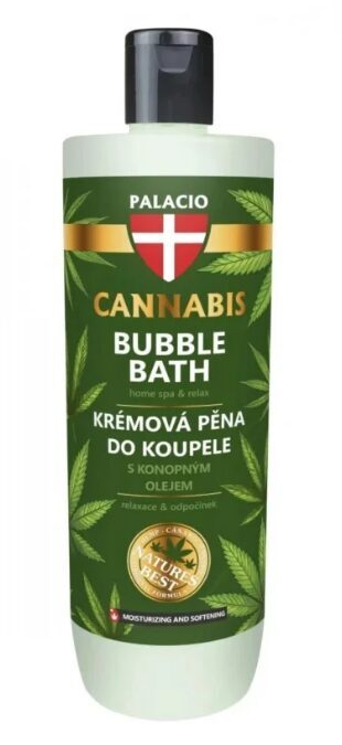 Palacio CANNABIS kreminė vonios puta su kanapių sėklų aliejumi – 500 ml