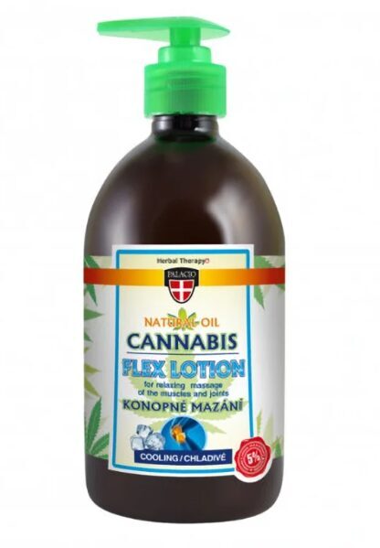 Palacio CANNABIS vėsinantis masažo gelis su pompa – 500 ml