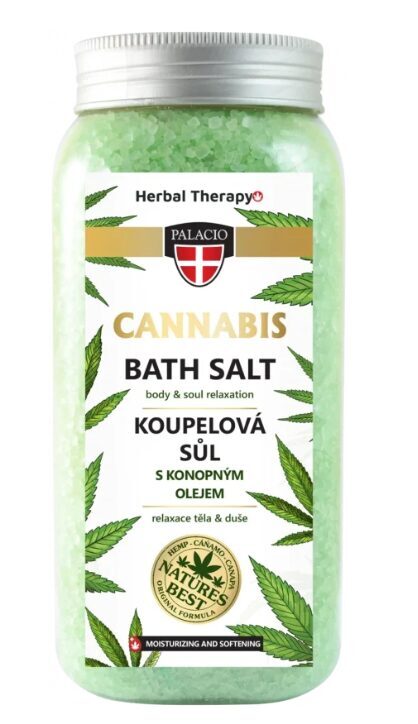 Palacio Cannabis vonios druska su kanapių sėklų aliejumi – 900 g