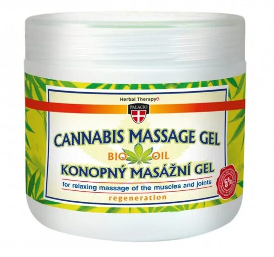 Palacio CANNABIS masažo gelis su kanapių aliejumi – 600 ml