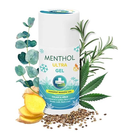 Annabis Menthol Ultra dvigubo poveikio masažo gelis – 90 ml
