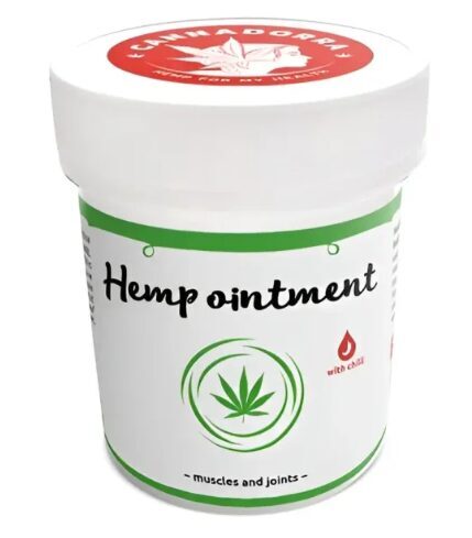 Cannadorra kanapių tepalas su čili raumenų ir sąnarių masažui – 100 ml