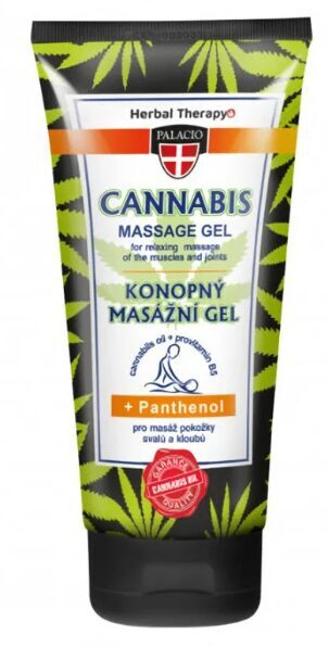 Palacio kanapių masažo gelis su pantenoliu – 200 ml