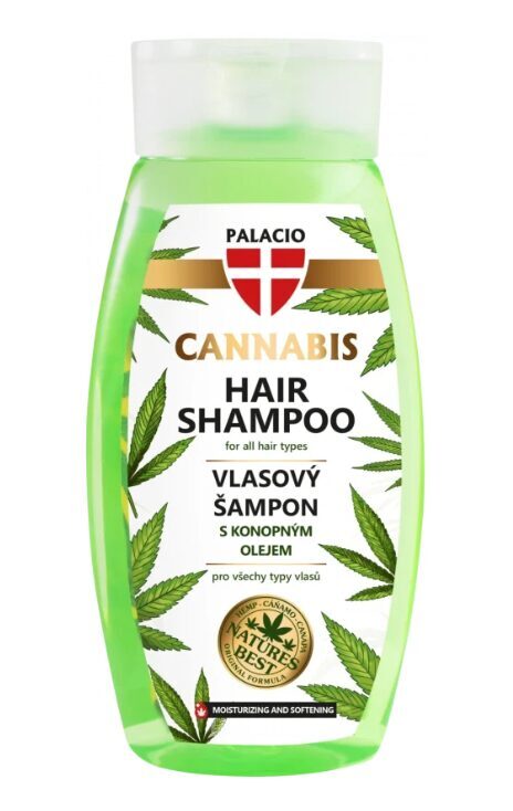 Palacio CANNABIS šampūnas su kanapių sėklų aliejumi – 250 ml