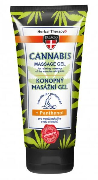 Palacio kanapių masažinis gelis su pantenoliu – 200 ml