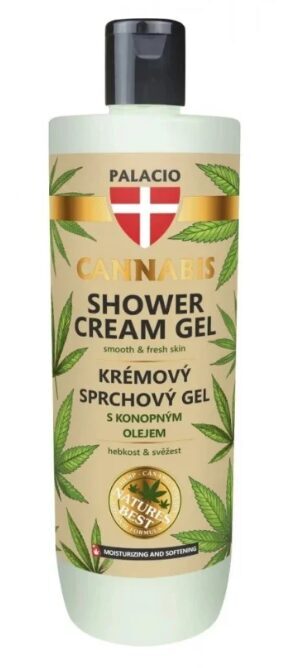 Palacio CANNABIS dušo gelis su kanapių sėklų aliejumi – 500 ml
