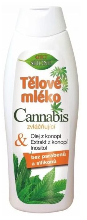 Bione Cannabis kūno pienelis su pantenoliu – 500 ml