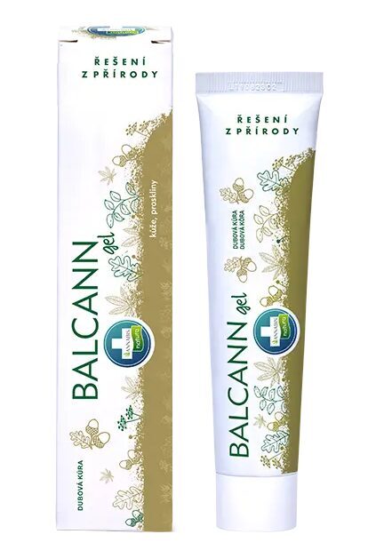 Annabis Balcann kanapių gelis su ąžuolo žieve ir koloidiniu sidabru – 75 ml