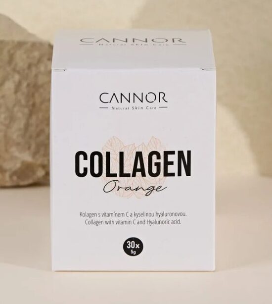 Cannor kolagēns ar hialuronskābi, apelsīnu garša, 30 dienu kurss, 30 paciņas, 150 g