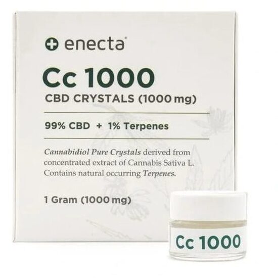 Enecta CBD kristāli 99 %, 1000 mg (1 g)