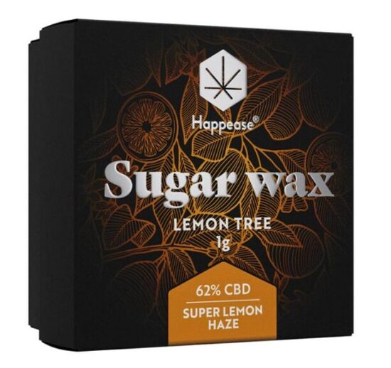 Happease Lemon Tree Sugar Wax CBD ekstrakts 62 %, 1 g